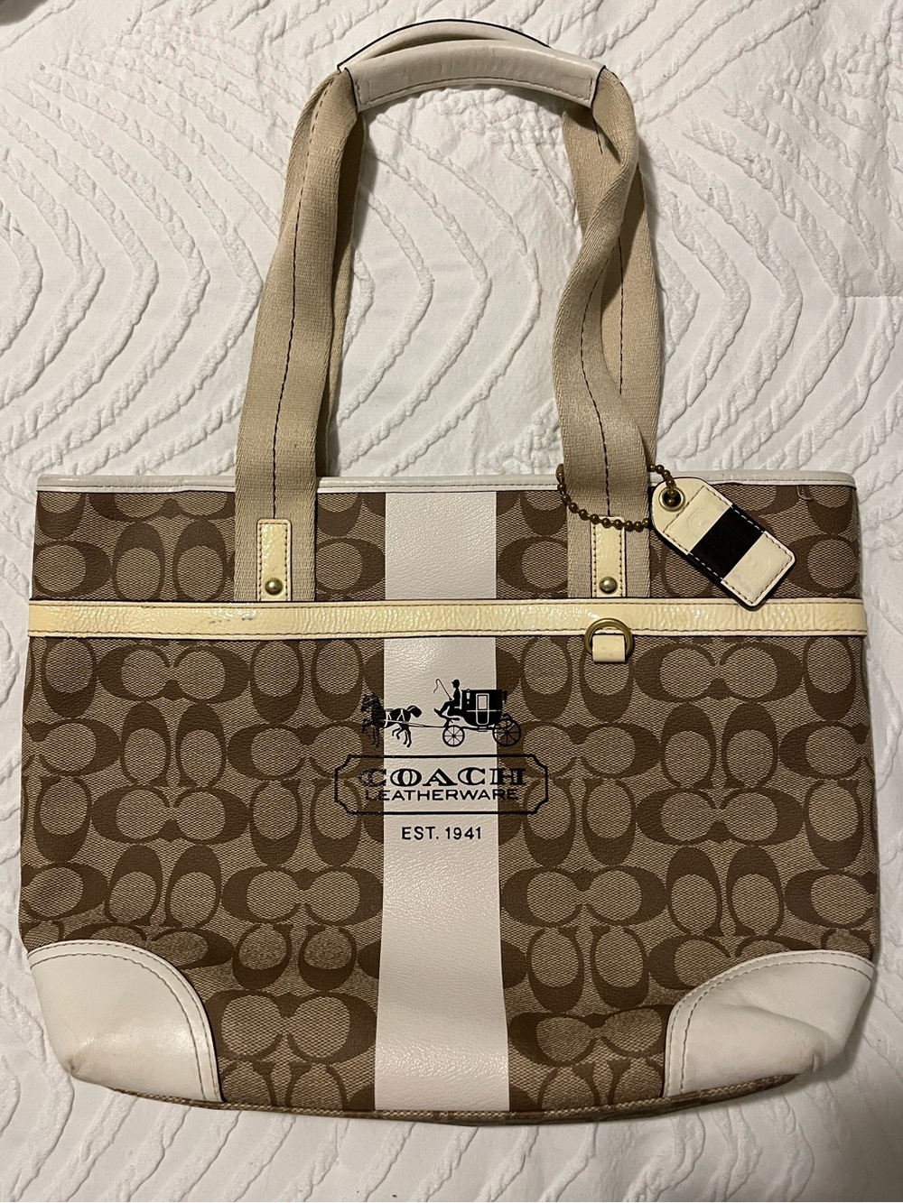 Coach Signature Canvas Tote
